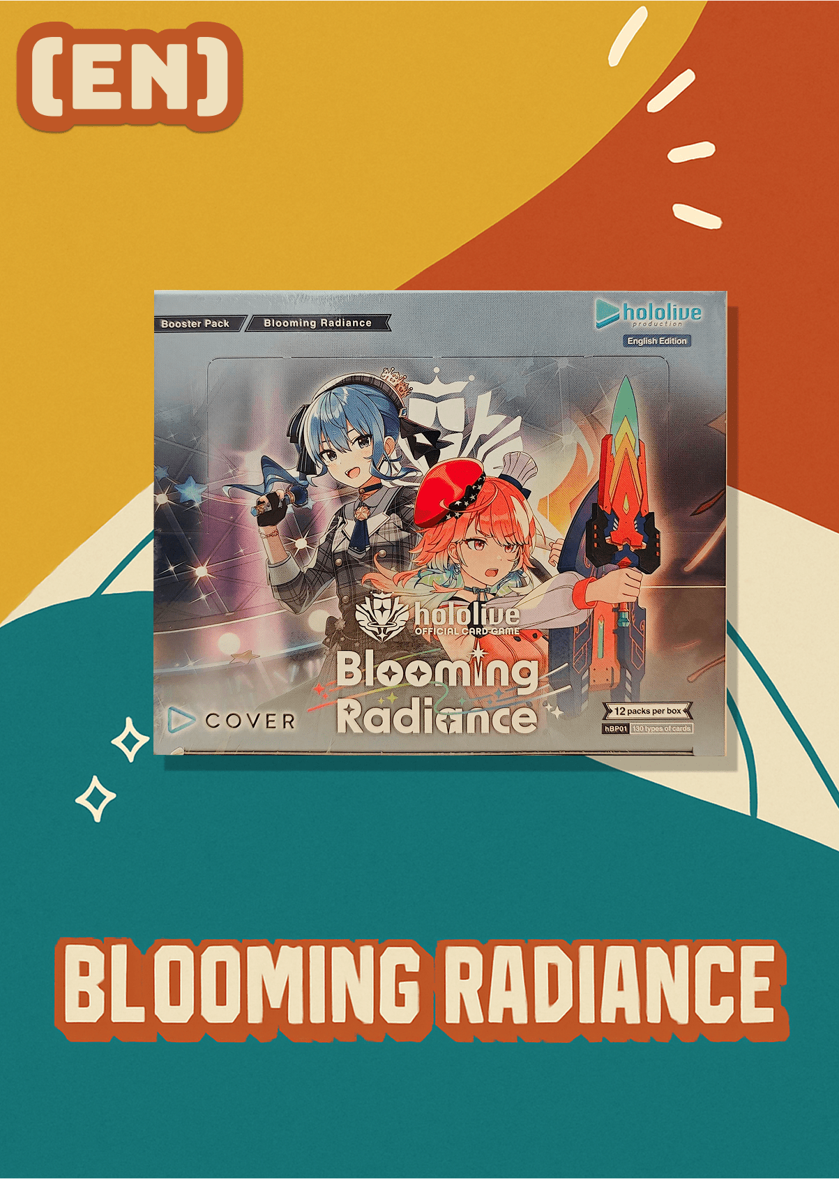 hololive tcg - set 1 - blooming radiance booster boxes OFFICIAL CARD GAME Pack "Blooming Radiance" hololive production official shop A card game where fans can build an experience of supporting their Oshis Unboxing a Hololive Blooming Radiance