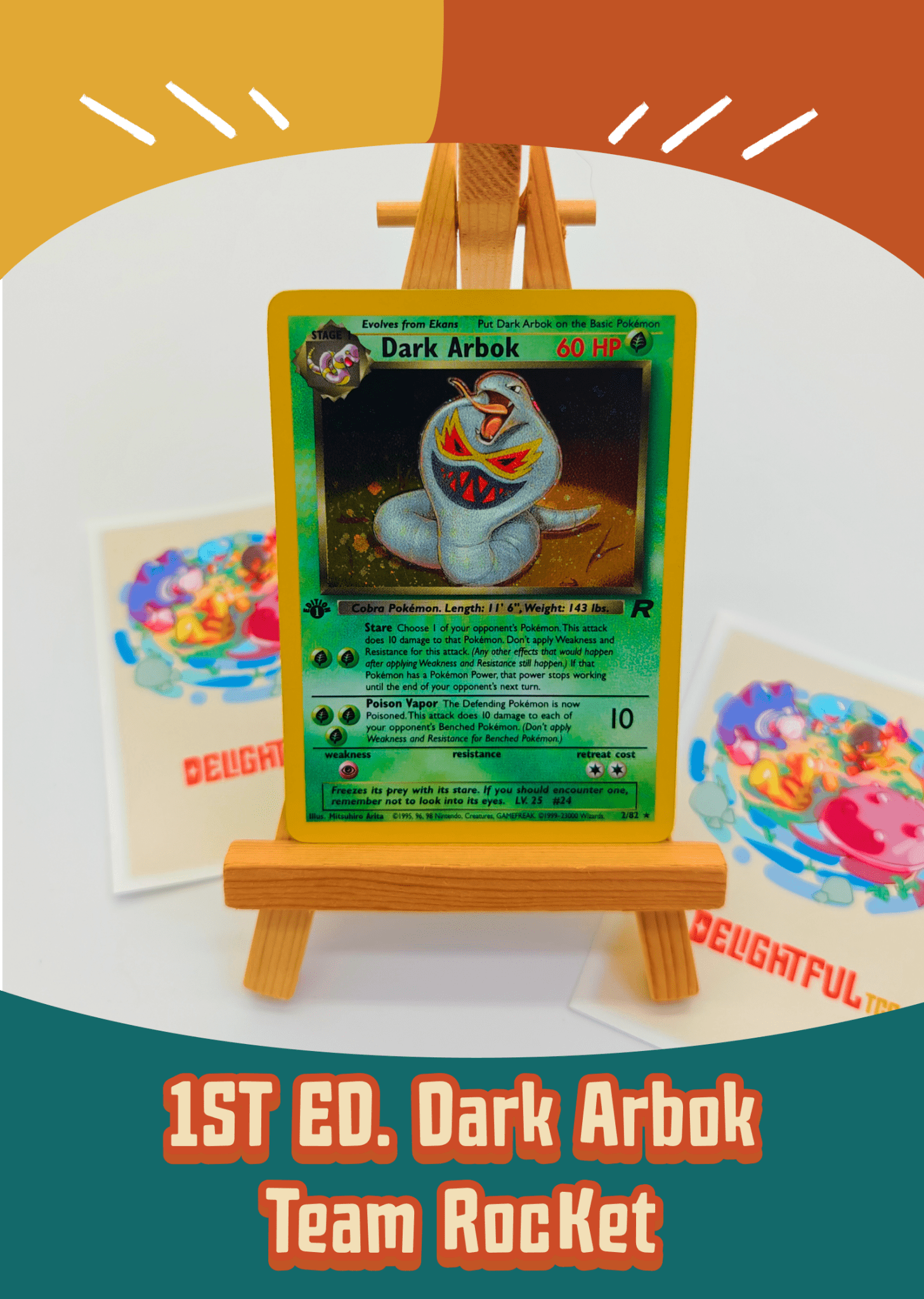 LP) 1st Edition Dark Arbok Delightful TCG LP) 1st Edition Dark Arbok Delightful TCG