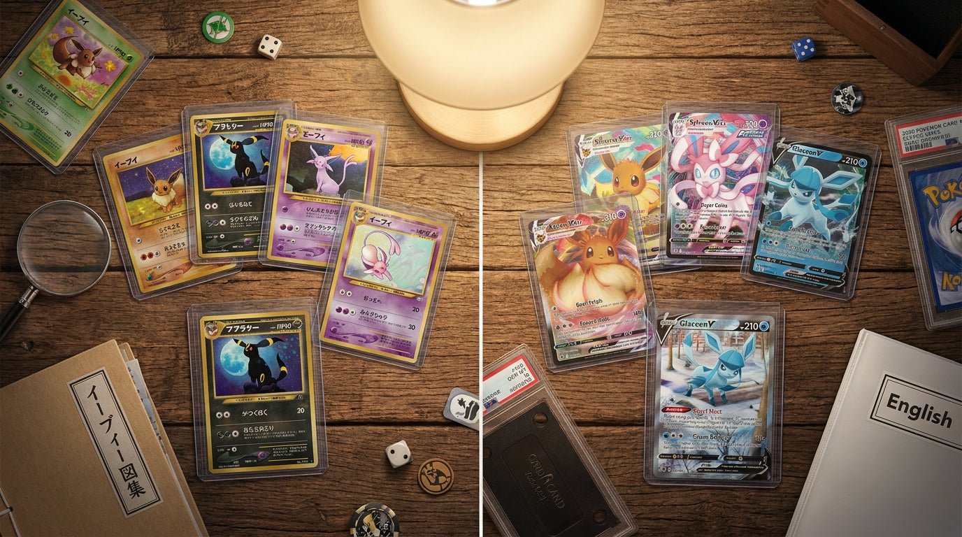 Best Eevee evolution cards: Japanese vs English (2026 guide) - Delightful TCG