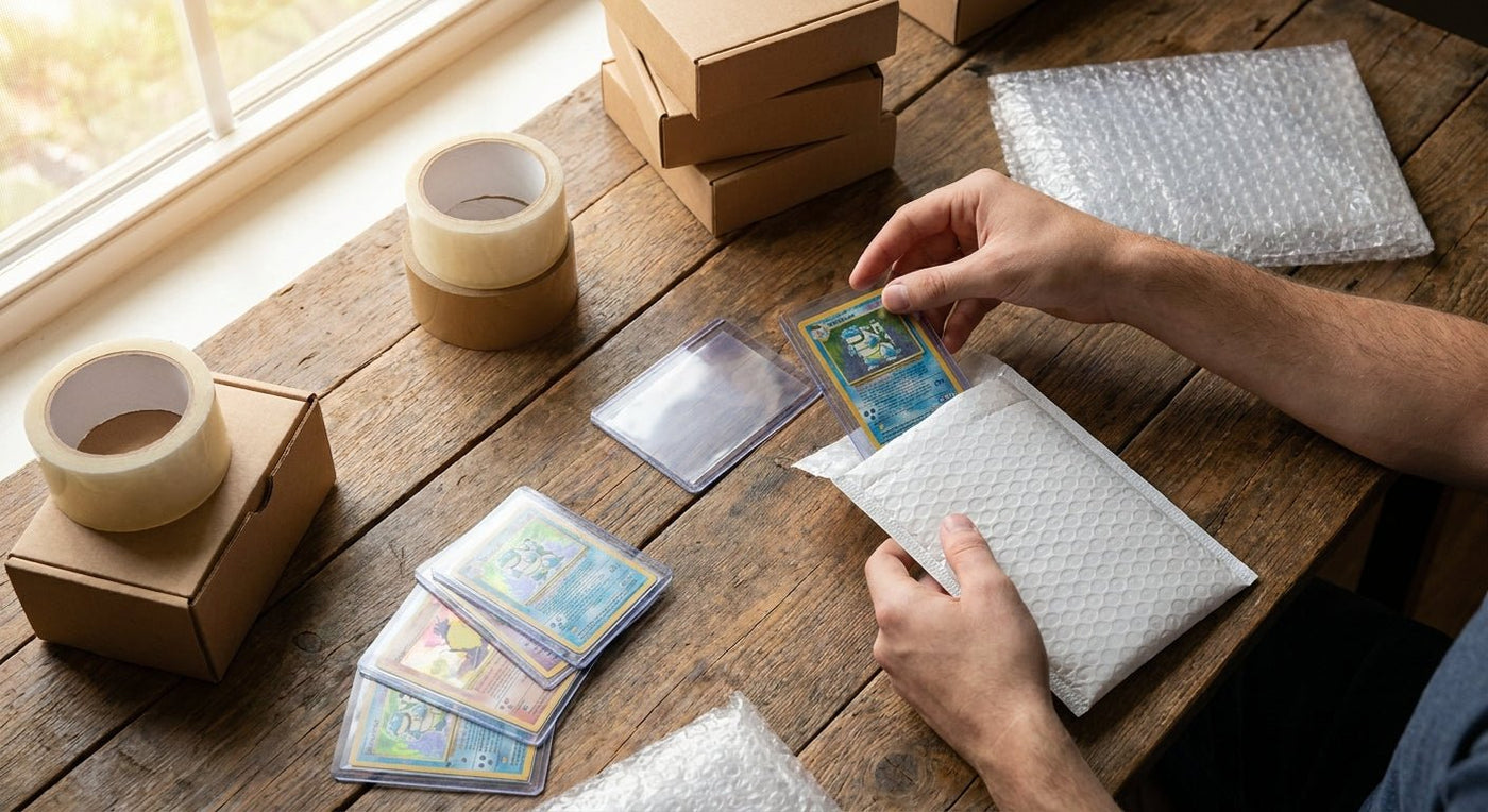 How to Ship Pokémon Cards Safely in 2026 - Delightful TCG