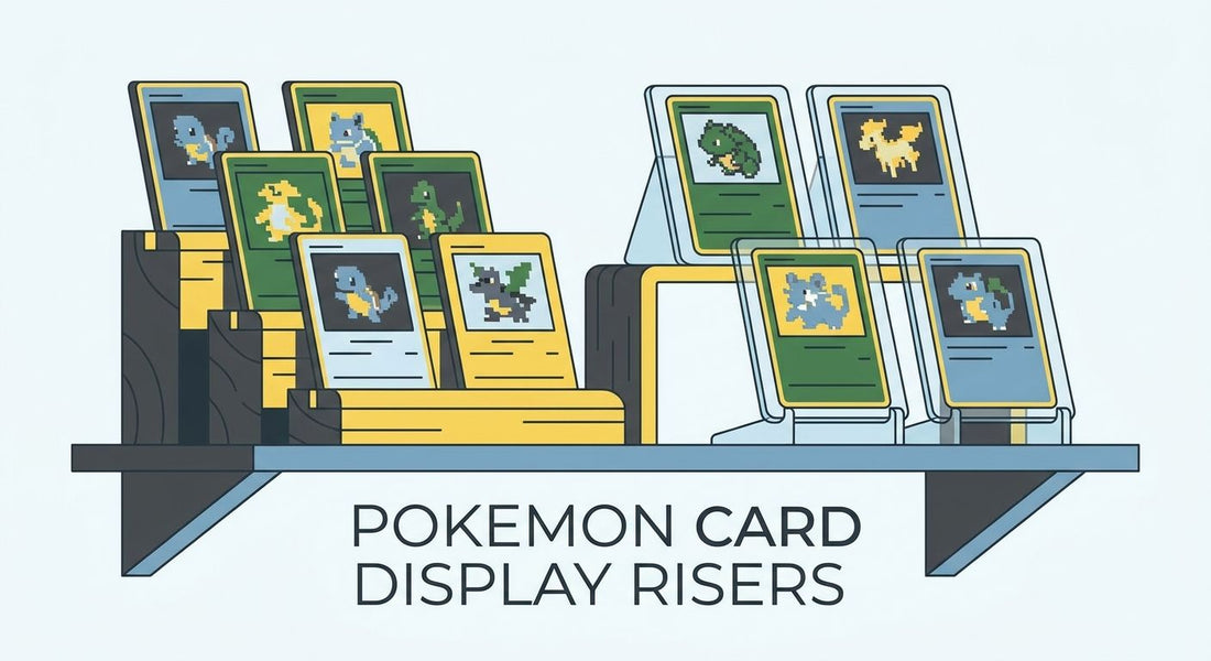 Best Pokemon Card Display Risers for Shelves (2026) - Delightful TCG