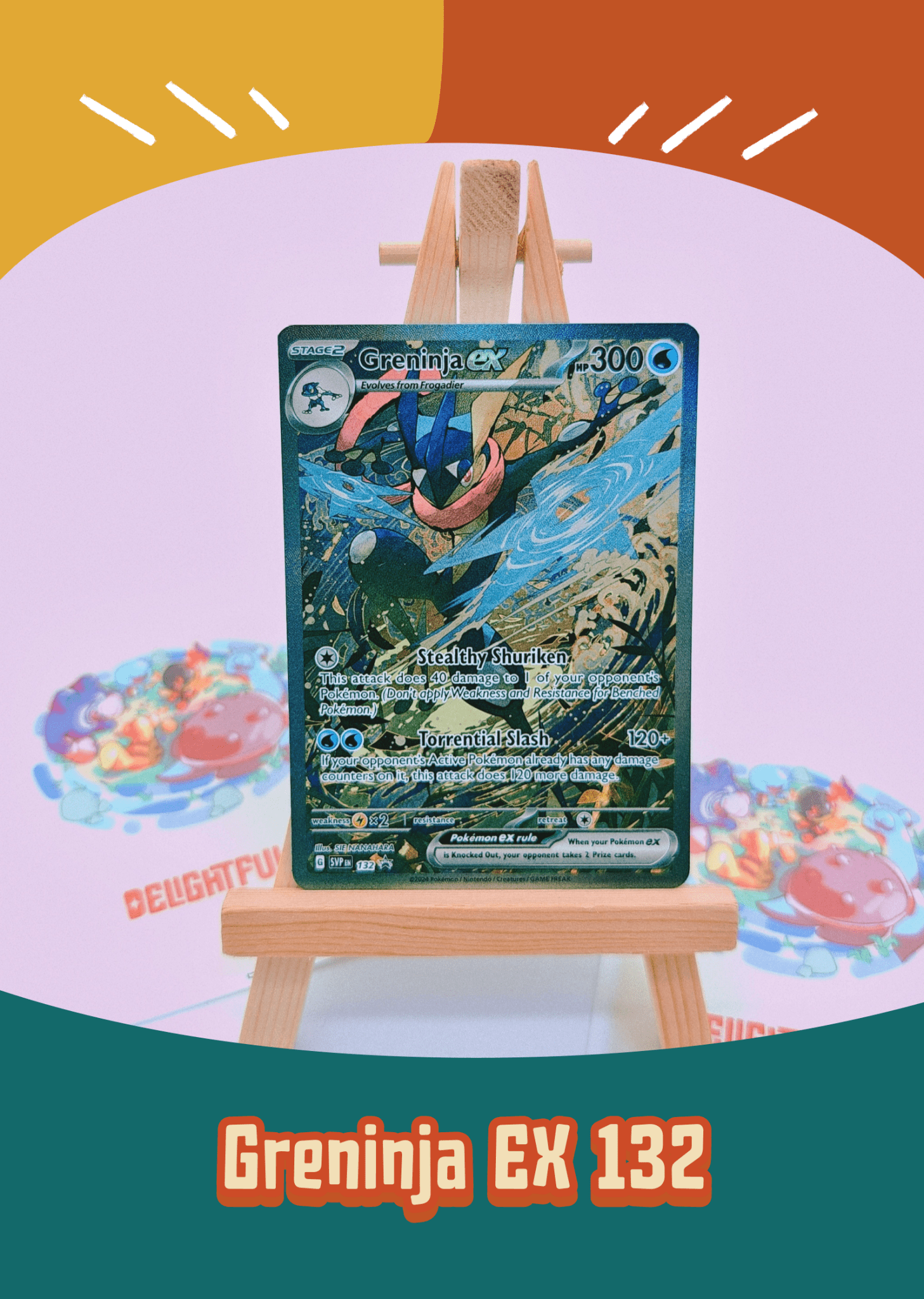 Greninja ex – 132/SVP – Promo (Near Mint) - Delightful TCG