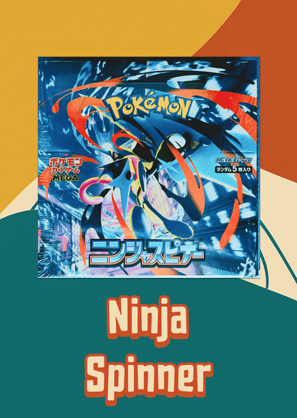 Ninja Spinner Japanese Pokémon Booster Box Sealed