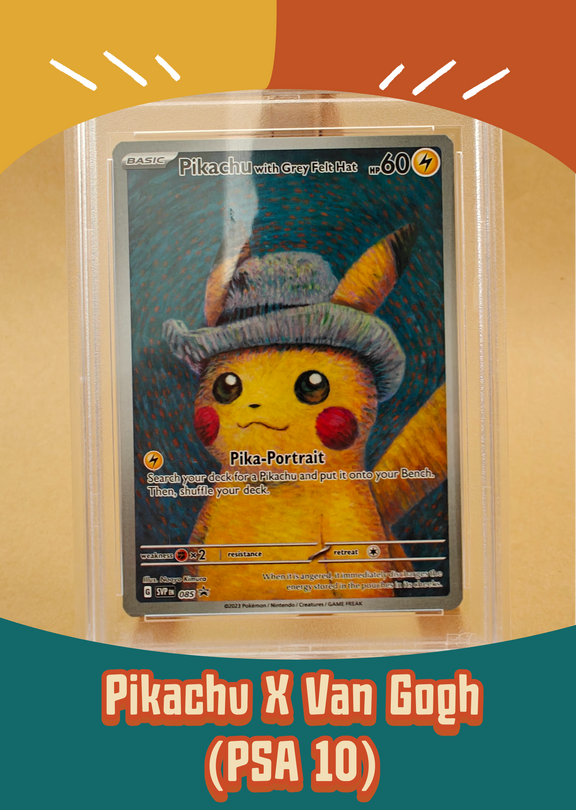 Pikachu with Grey Felt Hat ( PSA 10 )