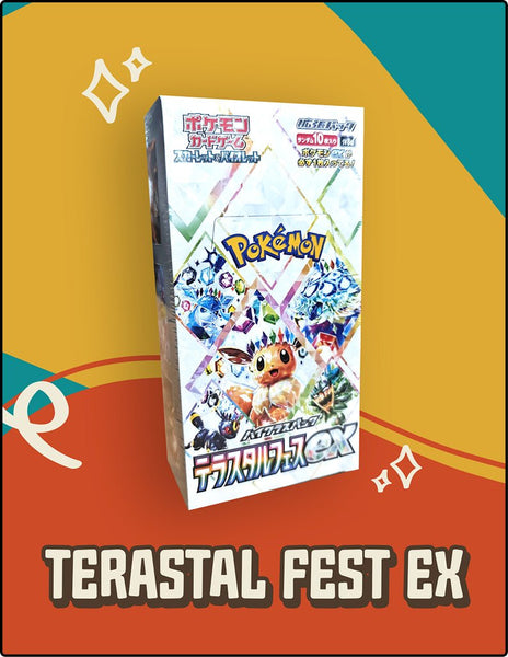 Terastal fest ex Japanese Pokmon Booster Box | Sealed Delightful TCG Terastal fest ex Japanese Pokmon Booster Box | Sealed Delightful TCG