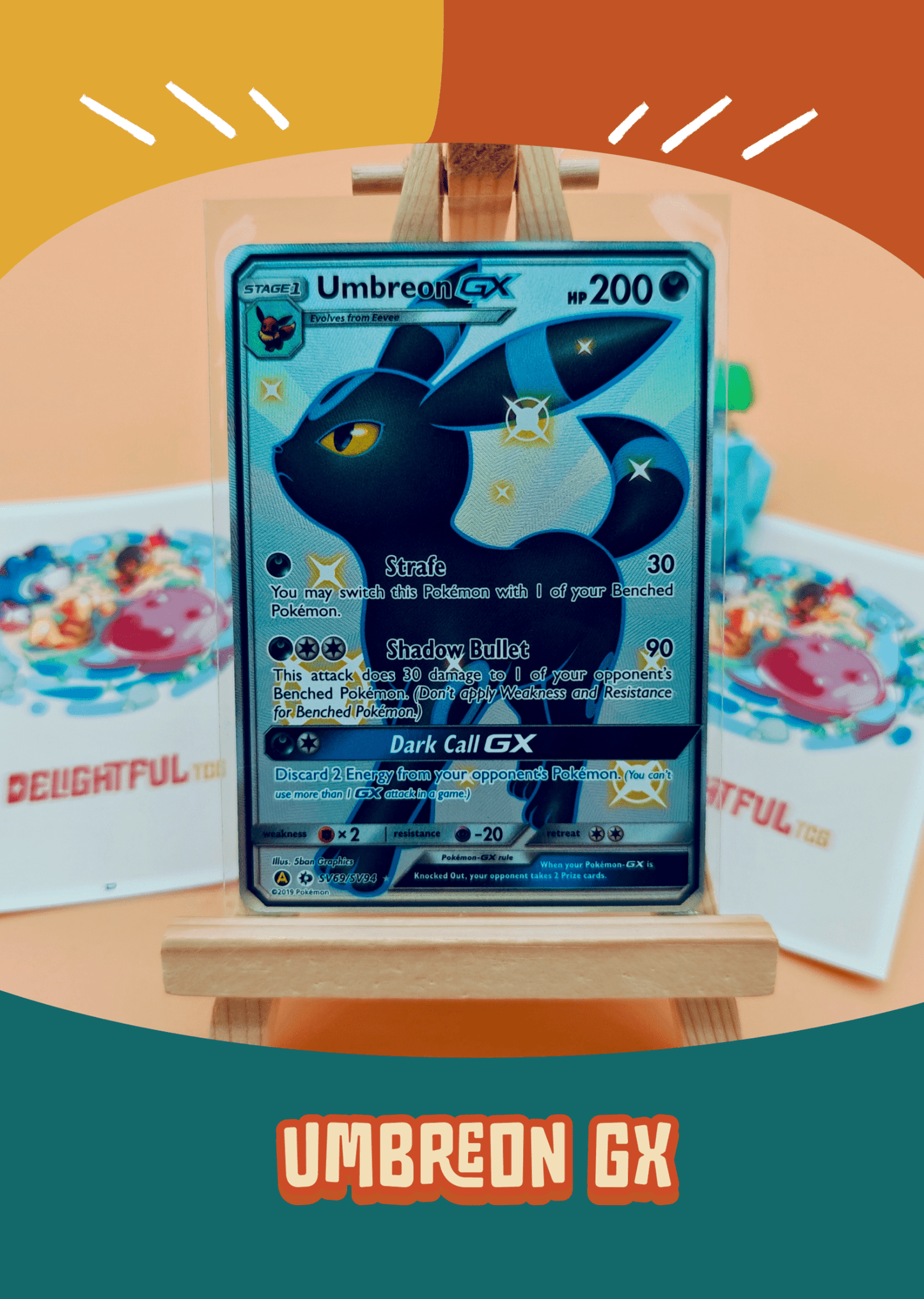 Umbreon GX Shiny Vault – Hidden Fates (SM Era) - Delightful TCG