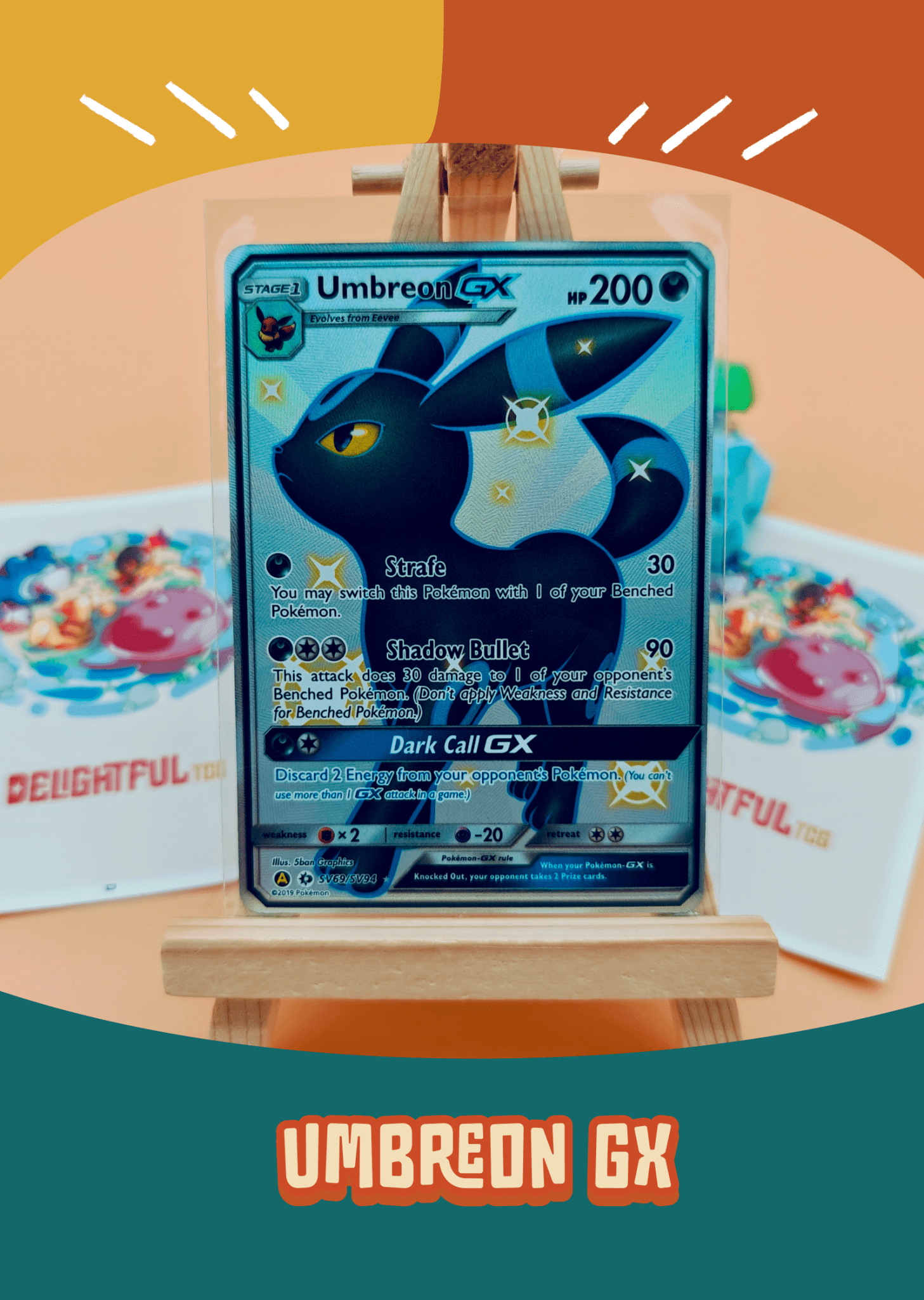Umbreon GX Shiny Vault – Hidden Fates (SM Era) - Delightful TCG
