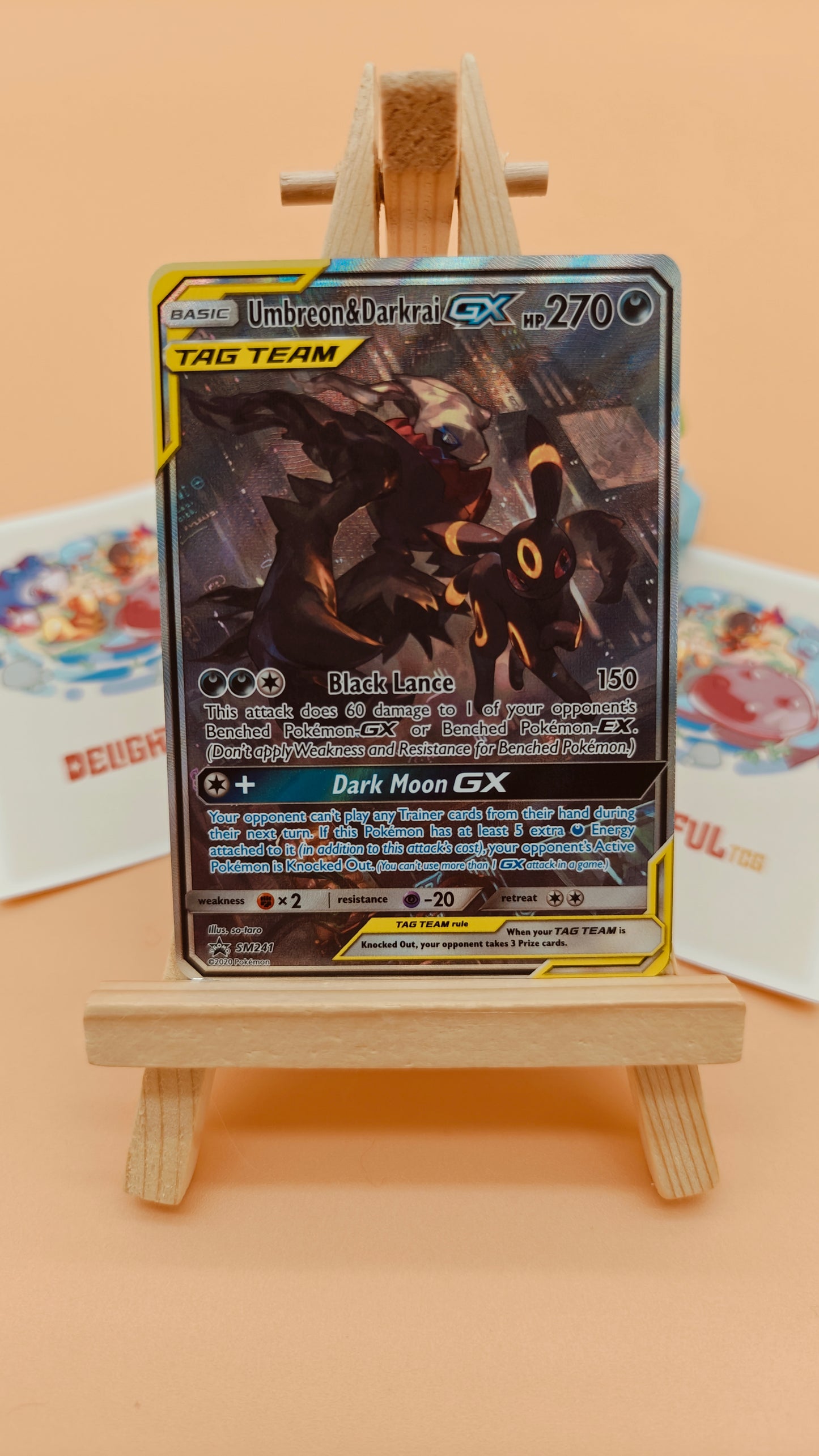 Umbreon & Darkrai GX - SM241 (LP)